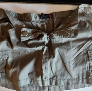 Skirt short army green